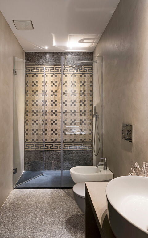 Villa Continella: Badkamer