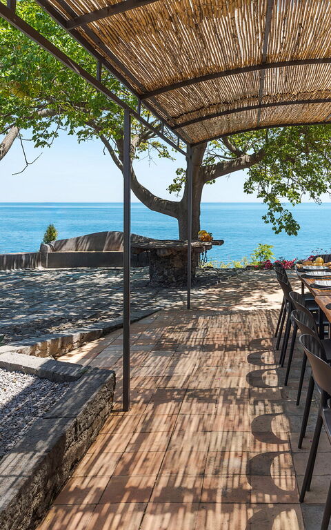 Villa Continella: Balkon / terras / patio, Buitenkanten, Buitenshuis, Keer bekeken
