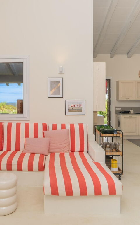 Villa Marinella: Keuken, Woonkamer