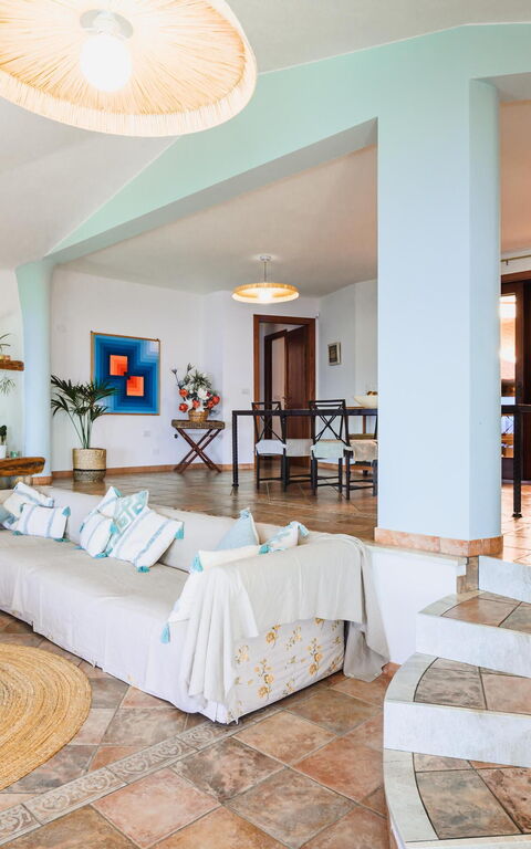 Villa Atlantide: Woonkamer