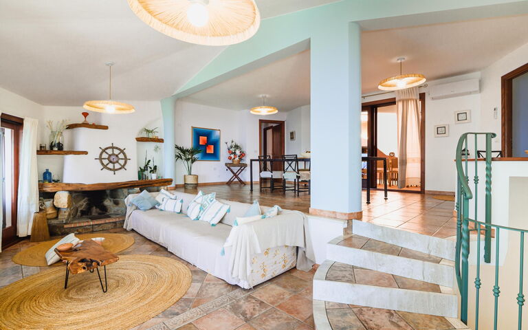 Villa Atlantide: Woonkamer