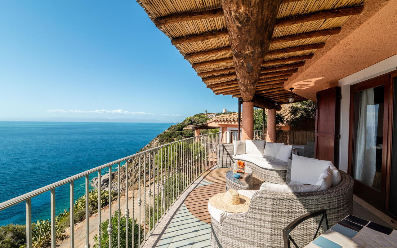Villa Atlantide: Balkon / terras / patio, Buitenkanten, Buitenshuis, Keer bekeken