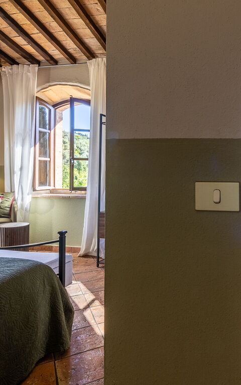Podere Peteglia: slaapkamer