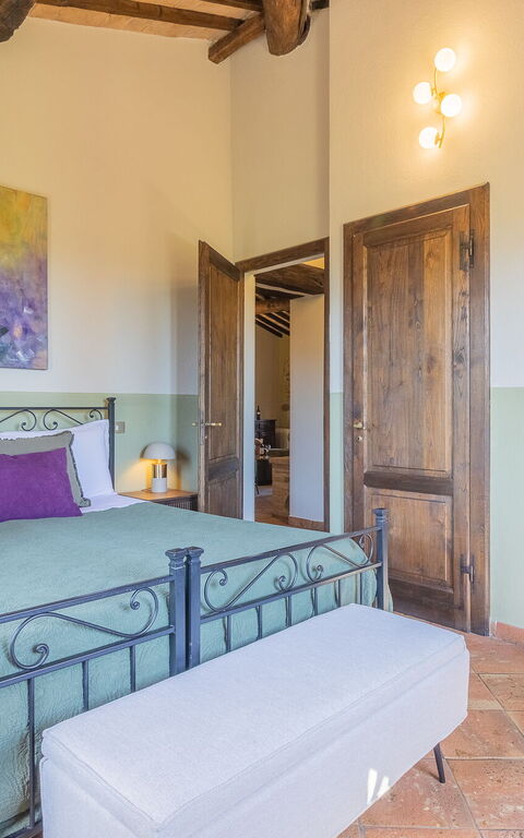 Podere Peteglia: slaapkamer