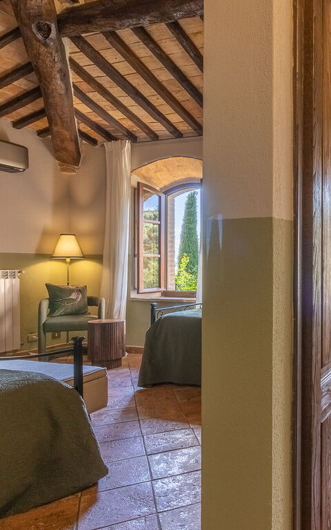 Podere Peteglia: slaapkamer