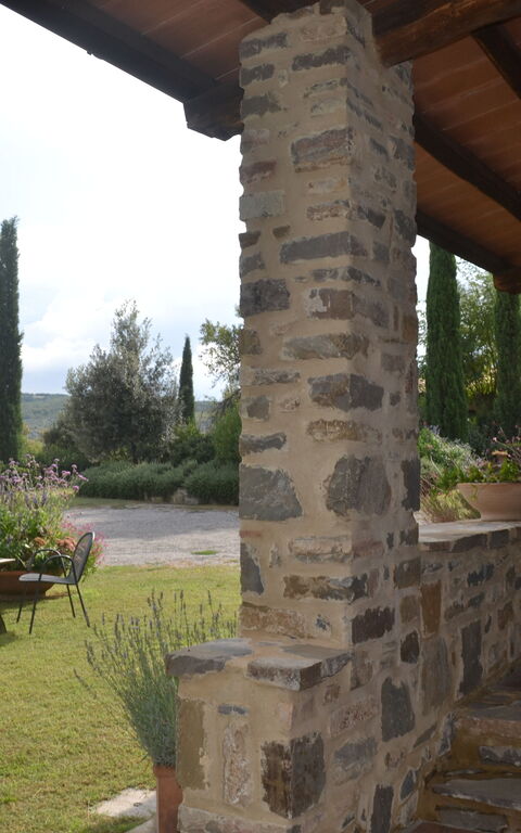 Podere Peteglia: Balkon / terras / patio, Buitenkanten, Buitenshuis, Tuin