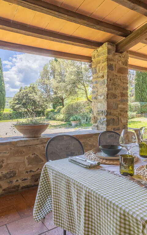 Podere Peteglia: Balkon / terras / patio, Buitenkanten, Buitenshuis