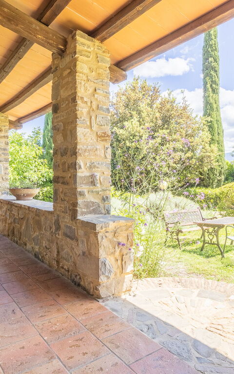 Podere Peteglia: Balkon / terras / patio, Buitenkanten, Buitenshuis