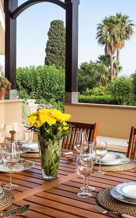 Villa Profumo D'Oriente: Balkon / terras / patio, Buitenkanten, Buitenshuis