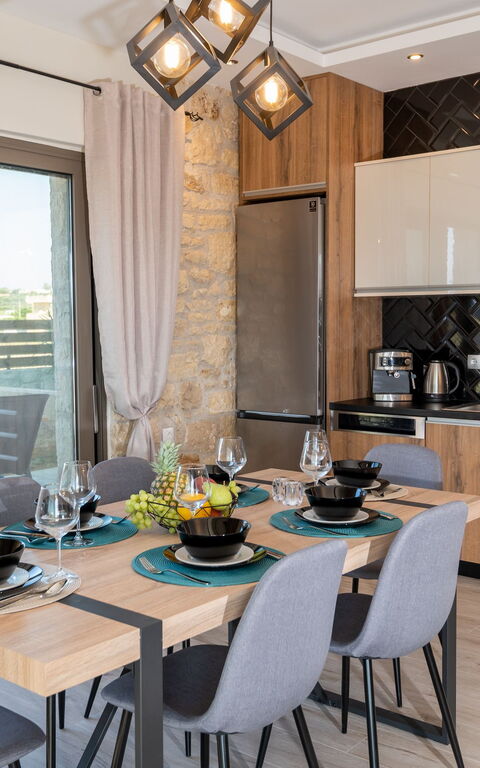 Villa Olympia: Keuken, Lunchroom