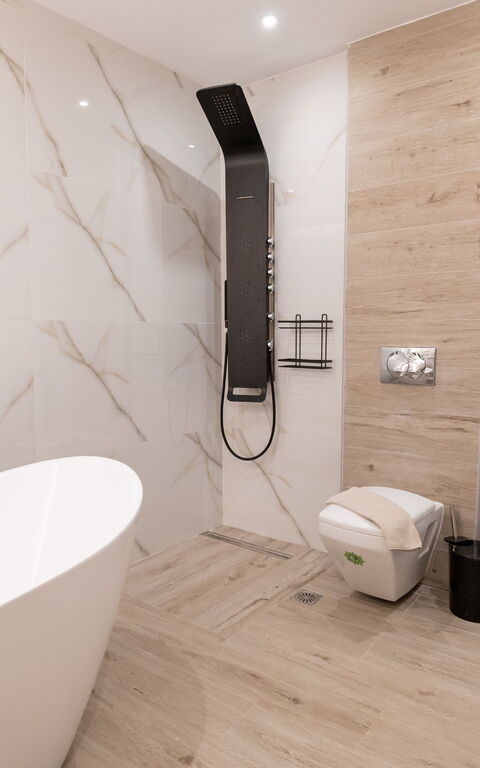 Villa Olympia: Badkamer