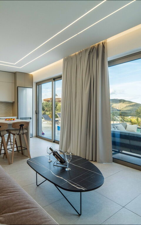 Villa Vasilissa: Woonkamer