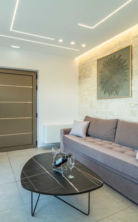 Villa Vasilissa: Woonkamer