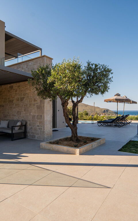 Villa Vasilissa: Buitenkanten, Buitenshuis, Tuin