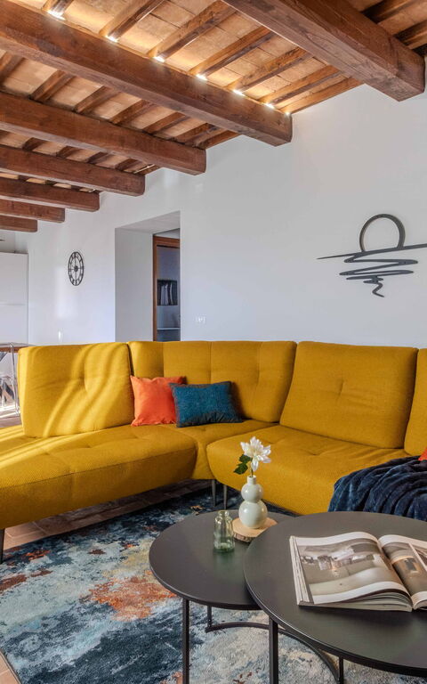 Tenuta Poggio Guiano: Woonkamer