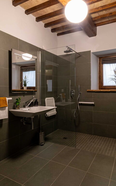 Tenuta Poggio Guiano: Badkamer