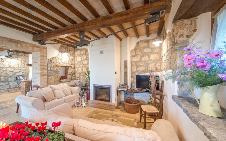 Villa Civita: Woonkamer
