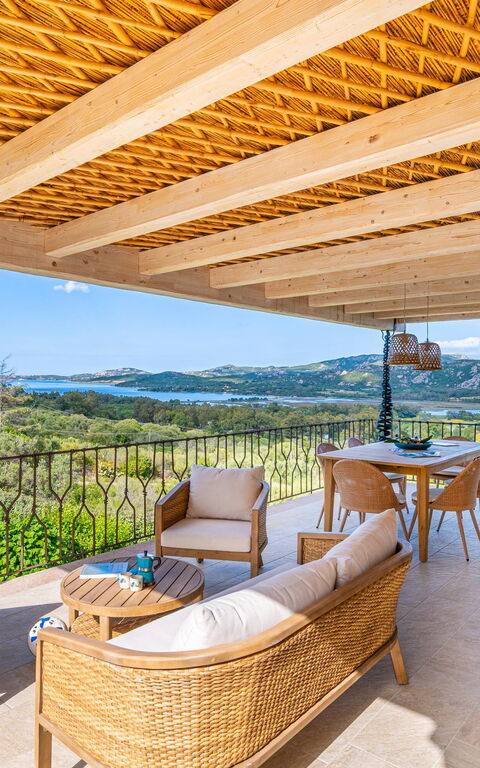 Villa Zephyros: Balkon / terras / patio, Buitenkanten, Buitenshuis, Keer bekeken