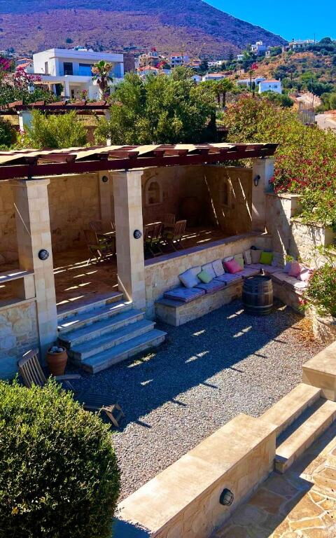 Villa Pi: Balkon / terras / patio, Buitenkanten, Buitenshuis