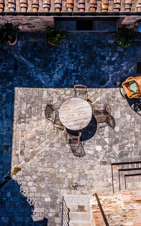 Podere i Prati: Balkon / terras / patio, Buitenkanten, Buitenshuis