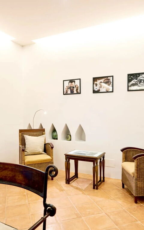 Podere i Prati: Kamer details, Woonkamer