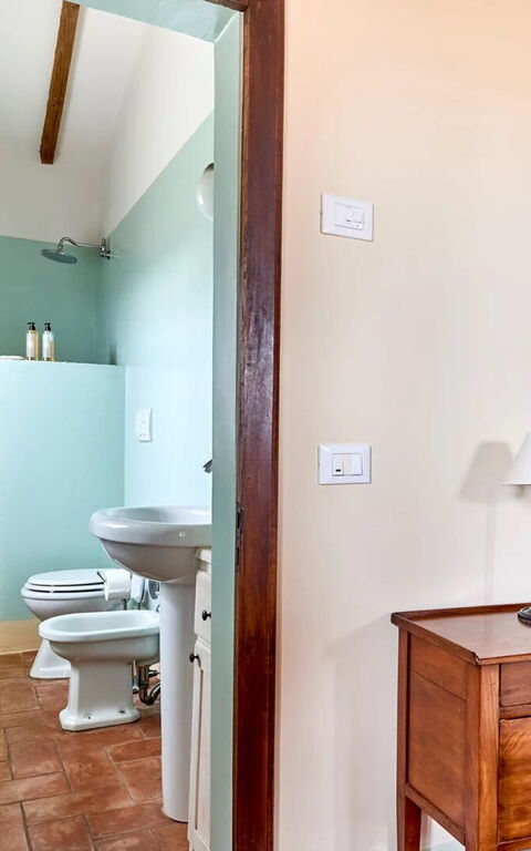 Podere i Prati: Badkamer