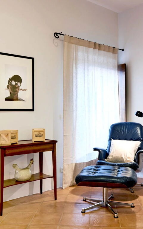 Podere i Prati: Kamer details, Woonkamer