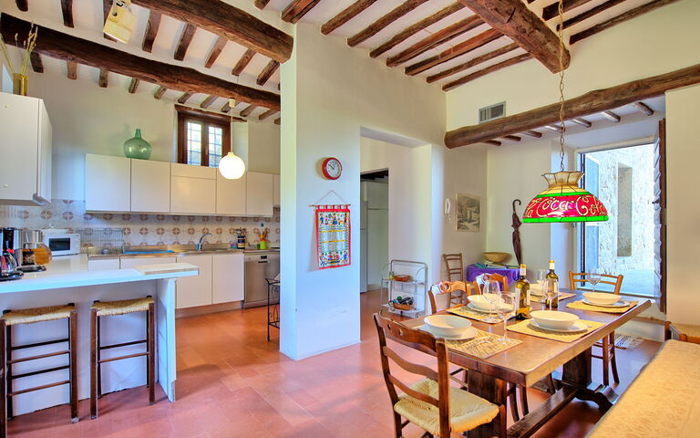 Villa Ulivacci: Keuken, Lunchroom