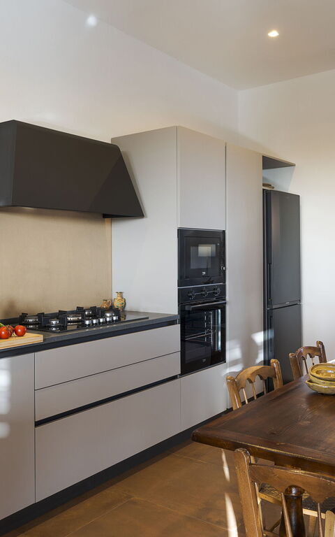 Villa Memà: Keuken, Lunchroom