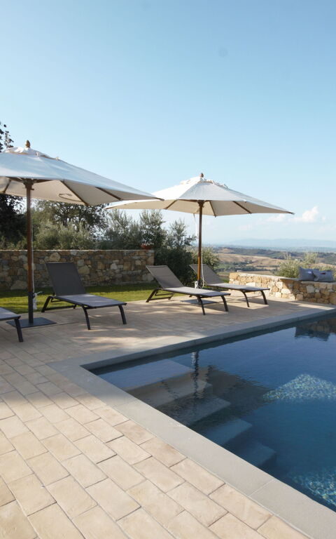 Villa Icario: Buitenkanten, Buitenshuis, Keer bekeken, Tuin, zwembad