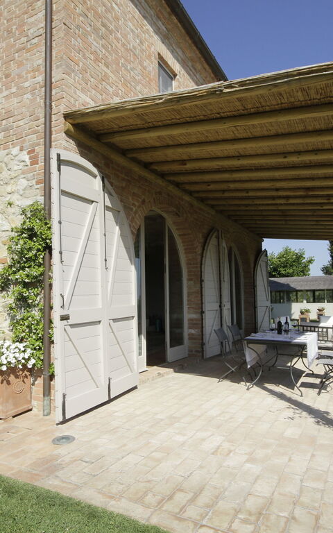 Villa Icario: Balkon / terras / patio, Buitenkanten, Buitenshuis, Tuin