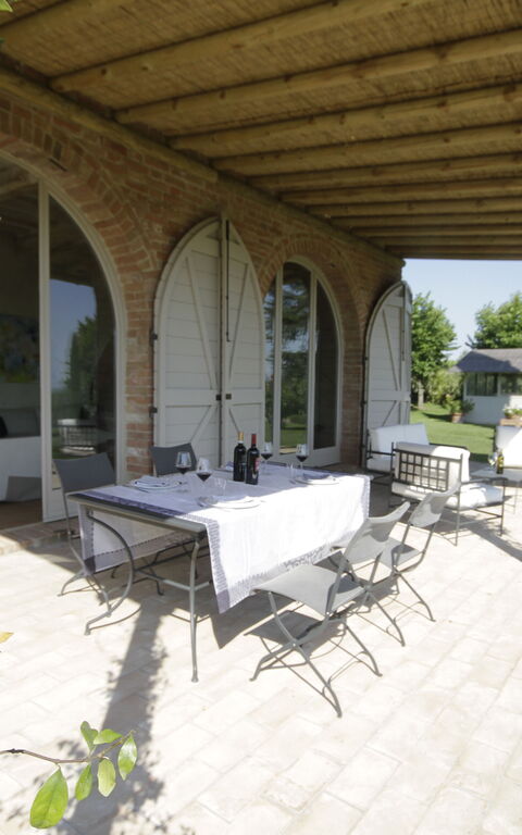 Villa Icario: Balkon / terras / patio, Buitenkanten, Buitenshuis, Tuin