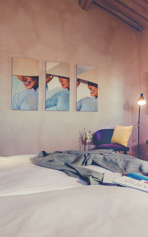 Villa Icario: slaapkamer