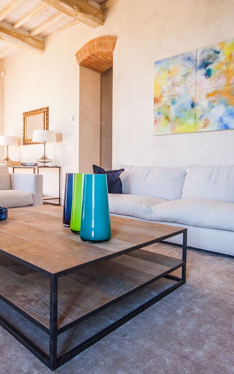 Villa Icario: Woonkamer