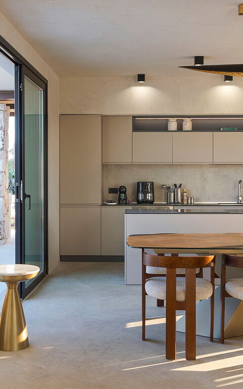 Eos Villa: Keuken, Lunchroom