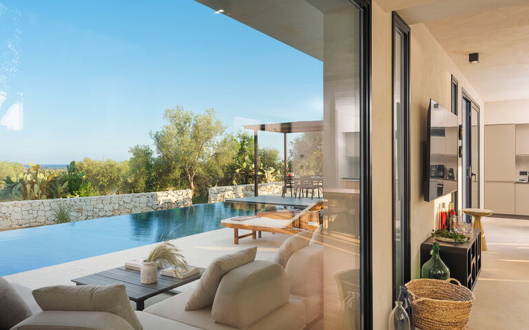 Eos Villa: Woonkamer