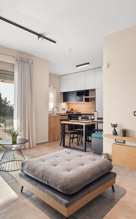 Villa Melia: Woonkamer