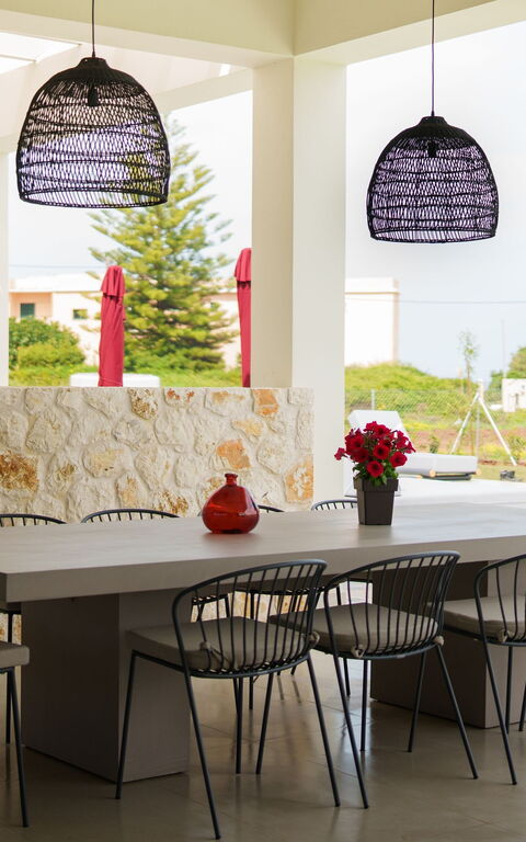 Villa Nobilita: Balkon / terras / patio, Buitenkanten, Buitenshuis