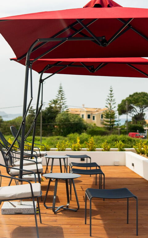 Villa Nobilita: Balkon / terras / patio, Buitenkanten, Buitenshuis