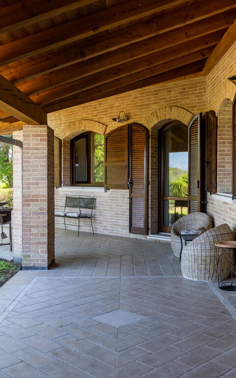 Villa Belvedere San Bartolo: Buitenkanten, Buitenshuis