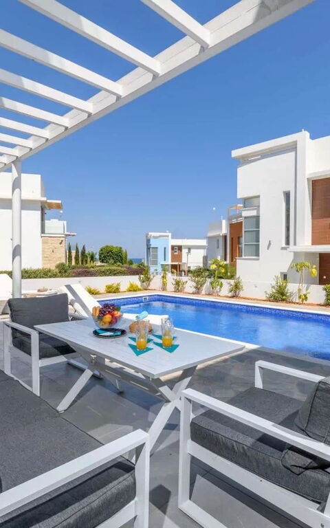 Mylos Lifestyle Seaview Villa #37: Buitenkanten, Buitenshuis, zwembad