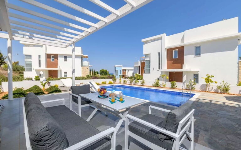 Mylos Lifestyle Seaview Villa #37: Buitenkanten, Buitenshuis, zwembad