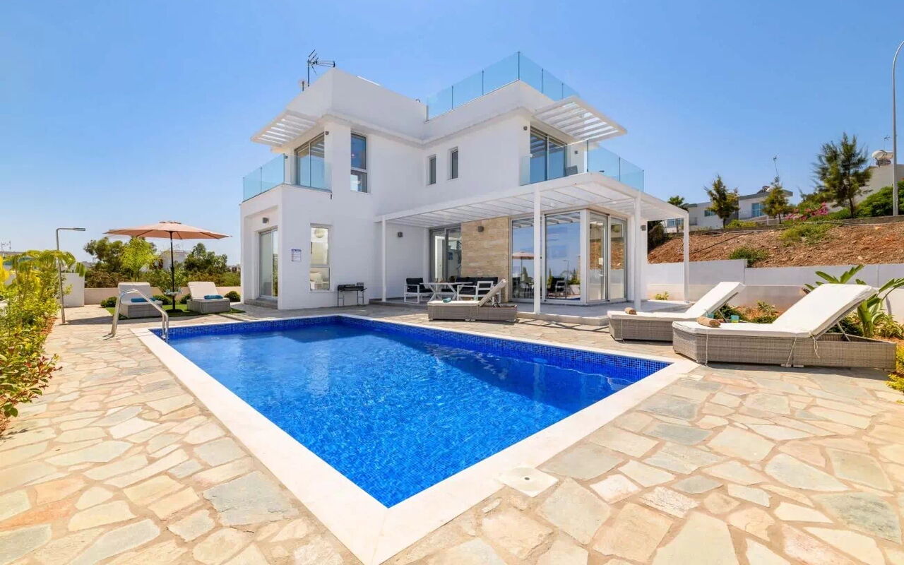 Mylos Lifestyle Seaview Villa #37: Buitenkanten, Buitenshuis, zwembad