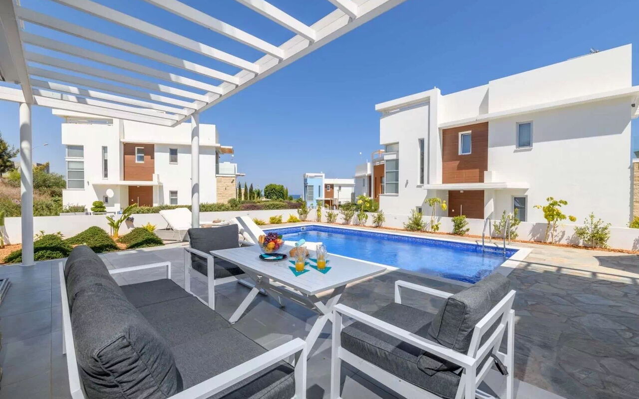 Mylos Lifestyle Seaview Villa #37: Buitenkanten, Buitenshuis, zwembad