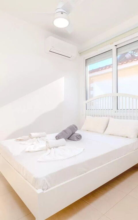 Aya Thekla Beach House: slaapkamer
