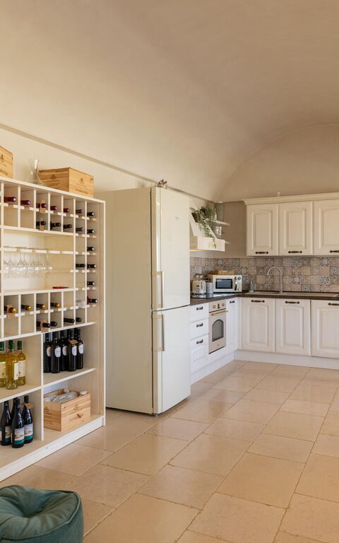 Villa Calanthia: Keuken