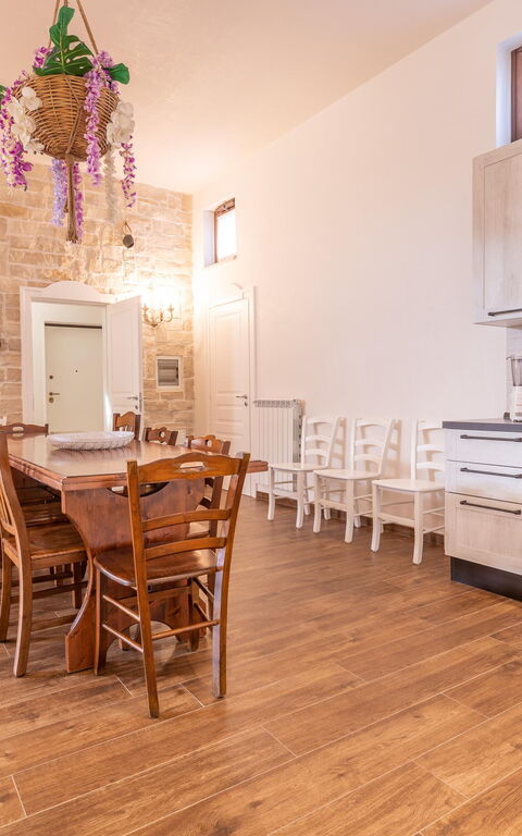 Villa Icaria: Keuken, Lunchroom