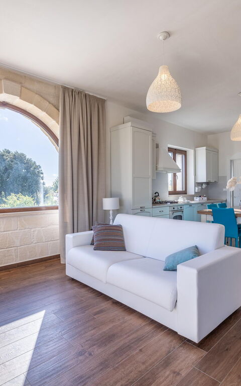 Villa Icaria: Woonkamer