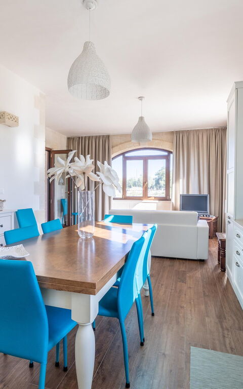 Villa Icaria: Keuken, Lunchroom