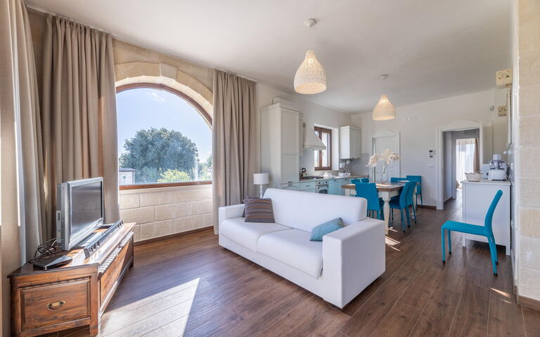 Villa Icaria: Woonkamer